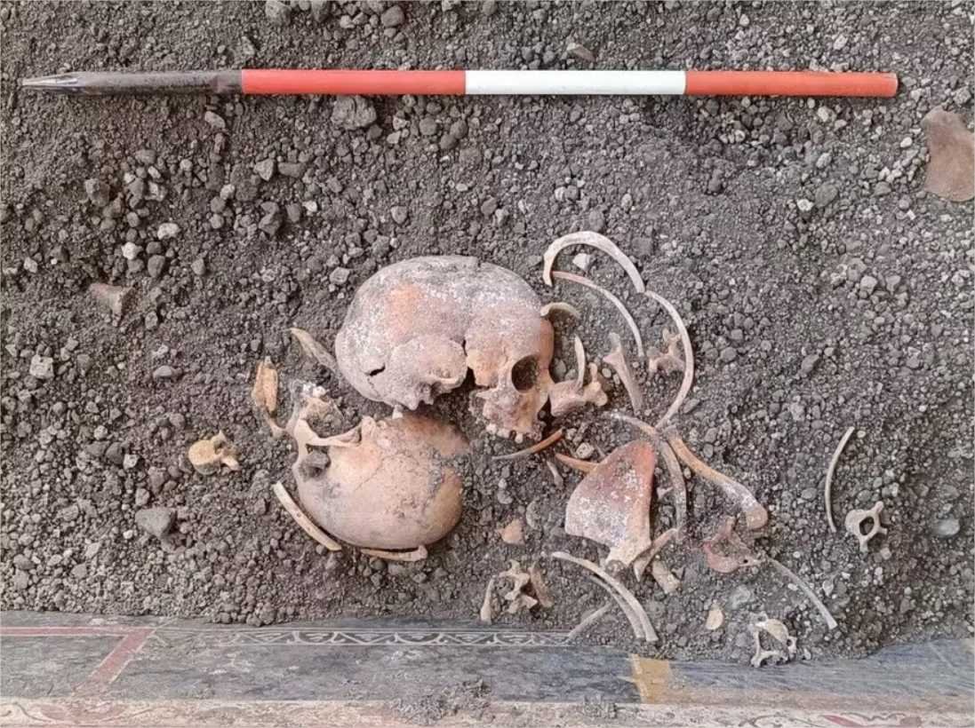 Família tentou se salvar de erupção em Pompeia usando cama, mostra estudo