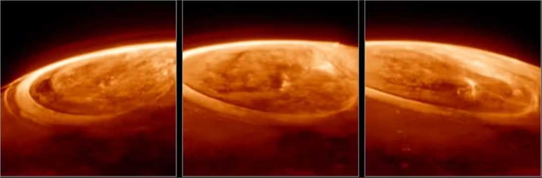 Auroras de Júpiter são centenas de vezes mais brilhantes que as da Terra; vídeo