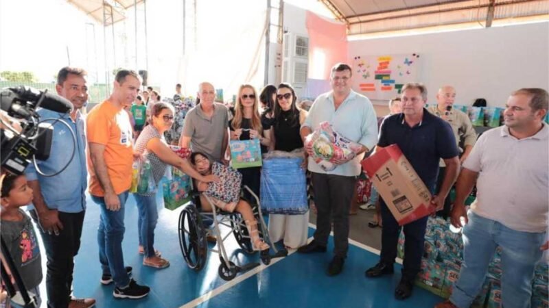 Primeira-dama promove ação social com entregas e mutirão de atendimentos na região sudoeste de MT