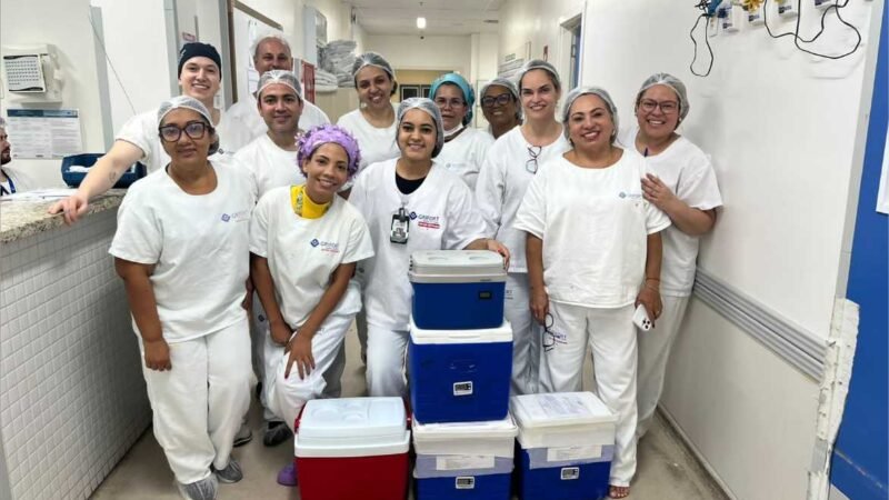 Primeira captação de coração no HMC marca momento histórico na unidade