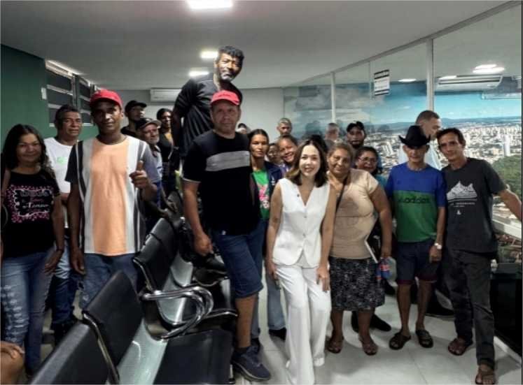 Maysa Leão cobra entrega da cooperativa prometida a catadores do antigo lixão de Cuiabá