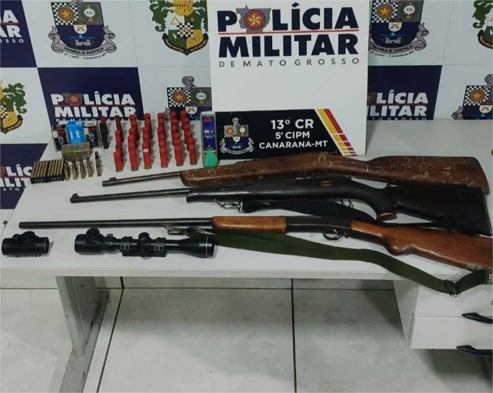 Polícia Militar prende quadrilha por furtos e roubo com reféns em Canarana