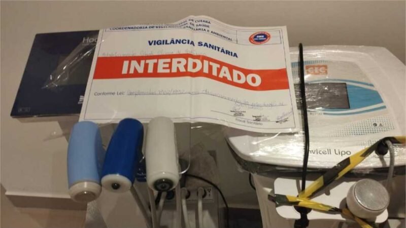 Polícia Civil e Vigilância Sanitária de Cuiabá fecham clínica que ignorou interdição