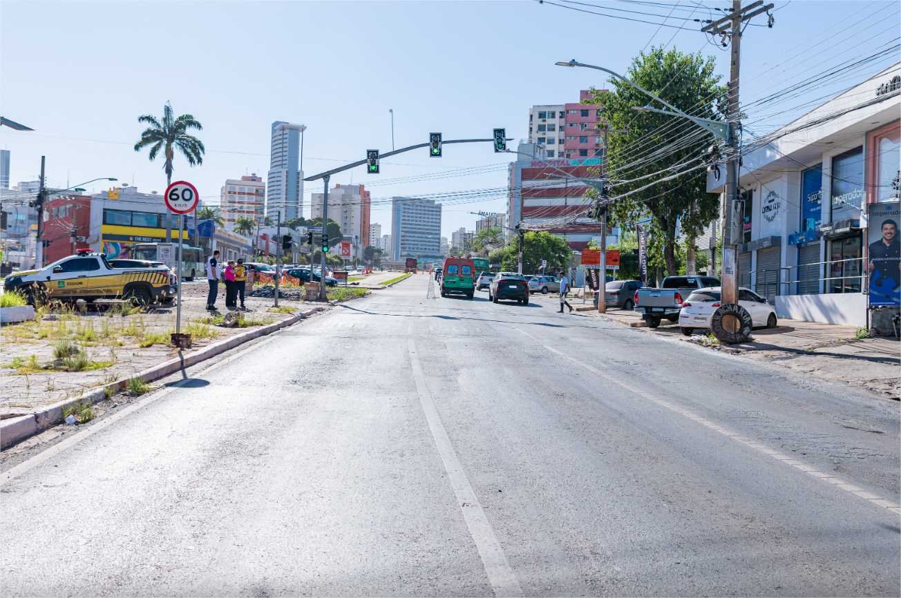 Avenida do CPA funcionará com meia pista a partir deste sábado (24)