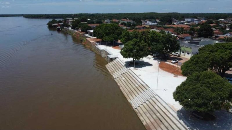 Construção da Orla de São Félix do Araguaia chega a 68% de execução