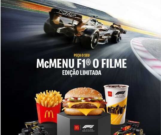 McDonald’s lança com exclusividade miniaturas de carros de F1® — O Filme