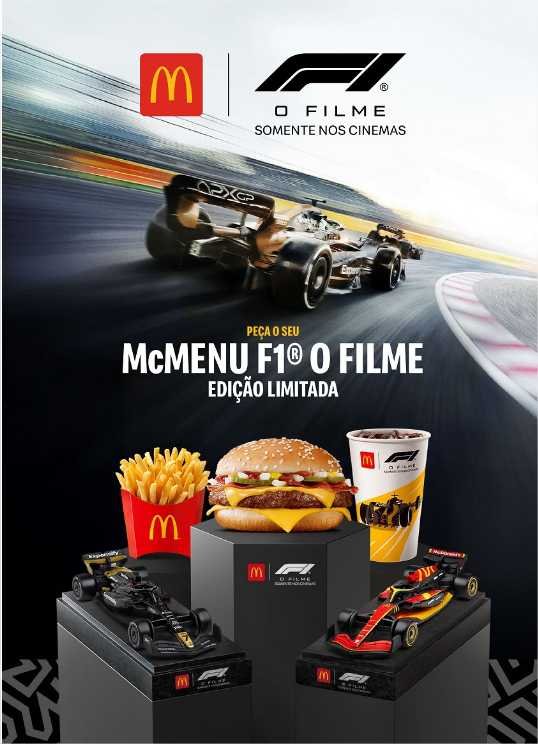 McDonald’s lança com exclusividade miniaturas de carros de F1® — O Filme