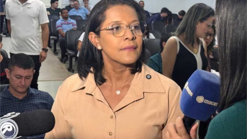 Em Campo Verde, Gisela debate segurança alimentar, ao falar da cadeia produtiva da carne