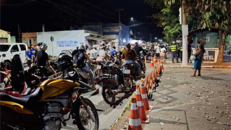 Cinco condutores são presos durante Operação Tolerância Zero Sobre Duas Rodas em Várzea Grande