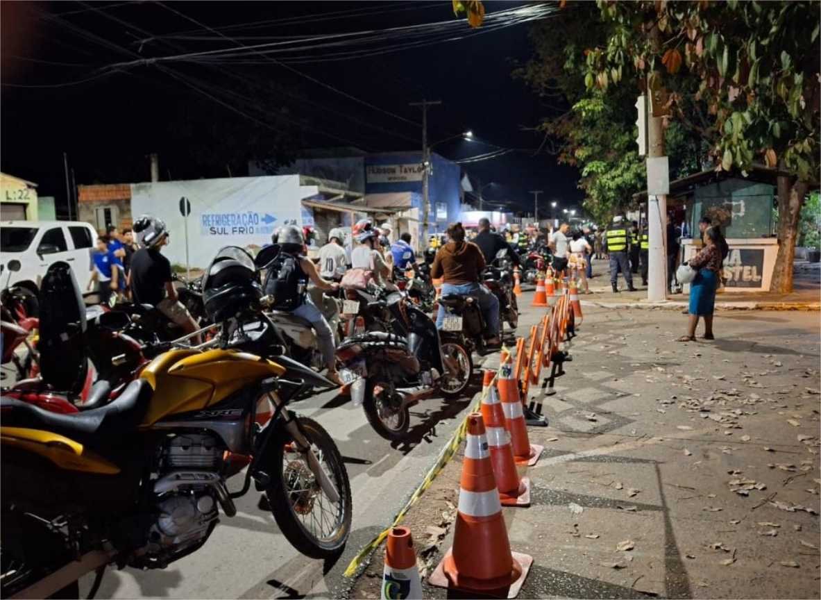 Cinco condutores são presos durante Operação Tolerância Zero Sobre Duas Rodas em Várzea Grande