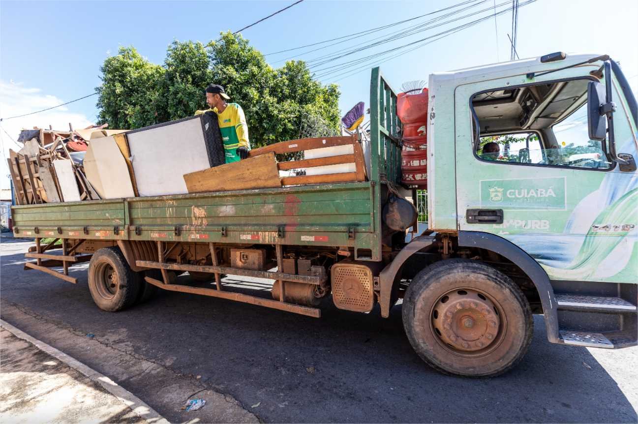 Dezenove pontos serão atendidos pelo mutirão Cata-treco em Cuiabá; veja calendário
