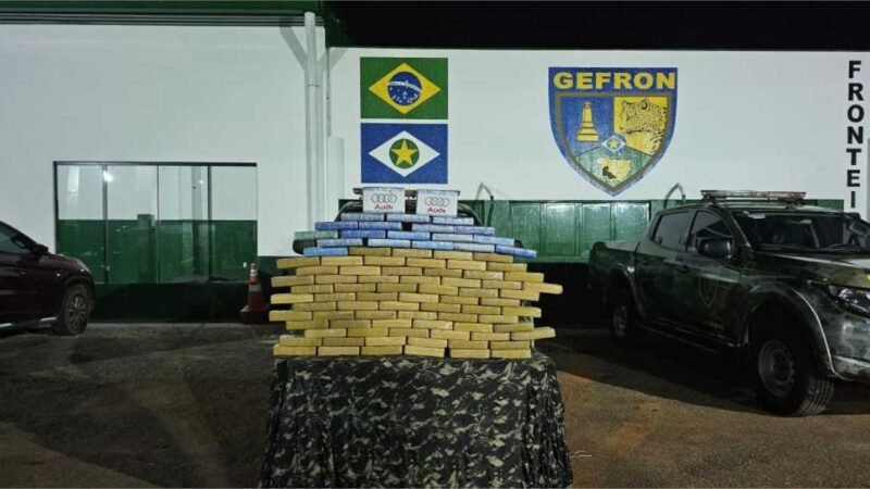 Gefron apreende 146 quilos de cocaína e causa prejuízo de R$ 2,8 milhões às facções criminosas