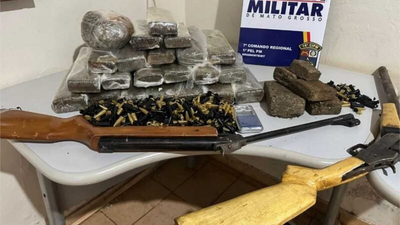 Polícia Militar prende traficante, apreende 25 quilos de drogas e causa prejuízo de R$ 79 mil às facções criminosas