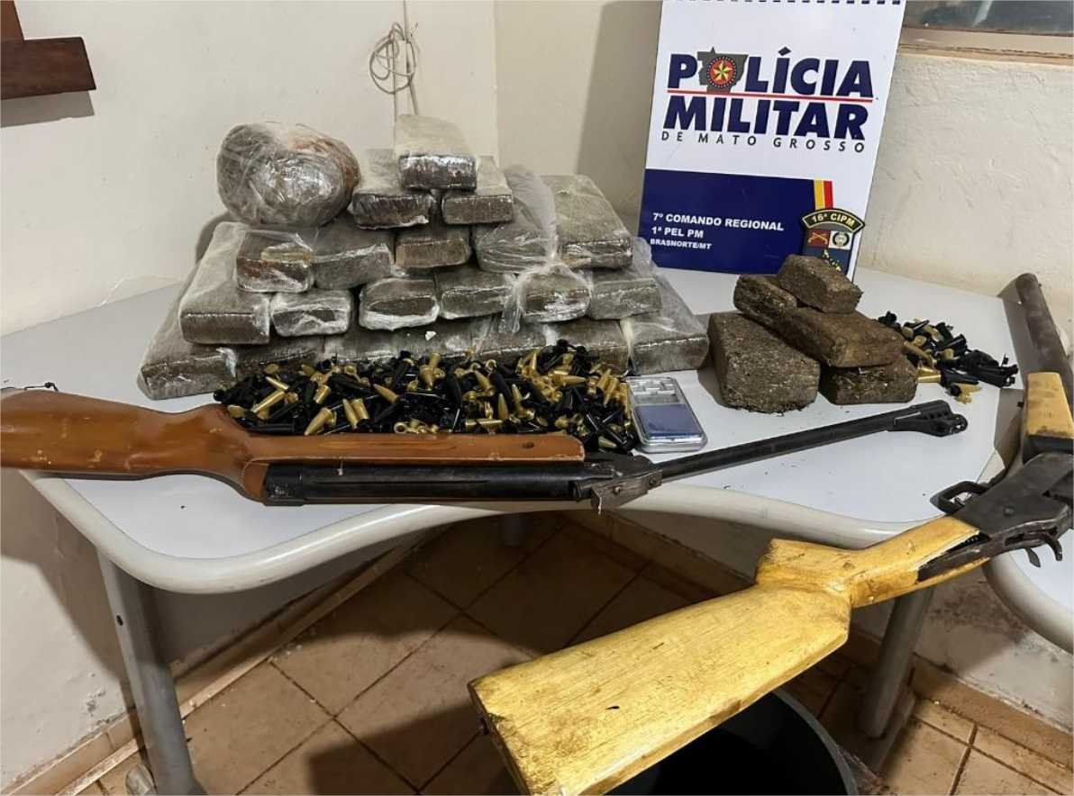 Polícia Militar prende traficante, apreende 25 quilos de drogas e causa prejuízo de R$ 79 mil às facções criminosas