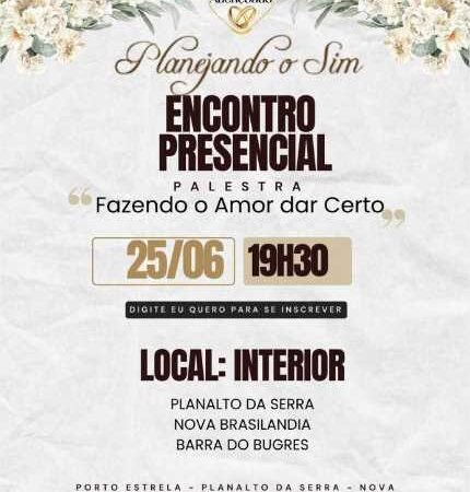 Casais de municípios de MT recebem palestra matrimonial em encontro gratuito