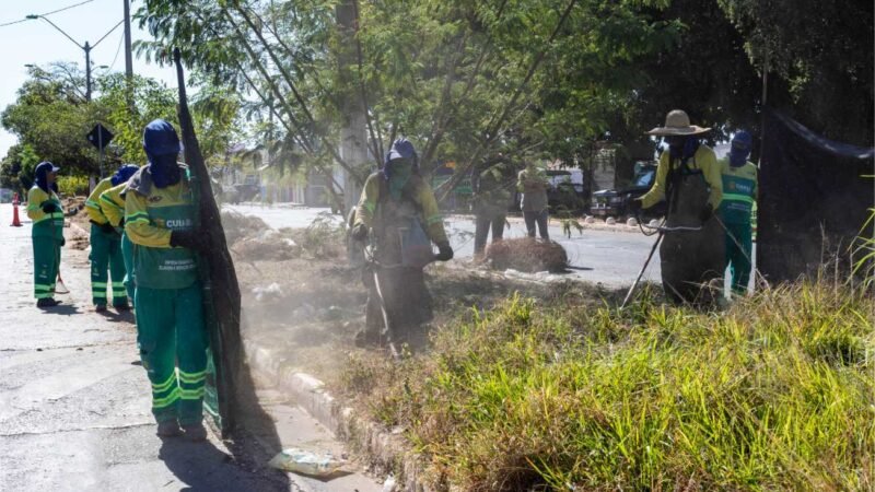 Mutirão da Limpurb beneficia CPA IV e mais 18 localidades com serviços de limpeza e zeladoria