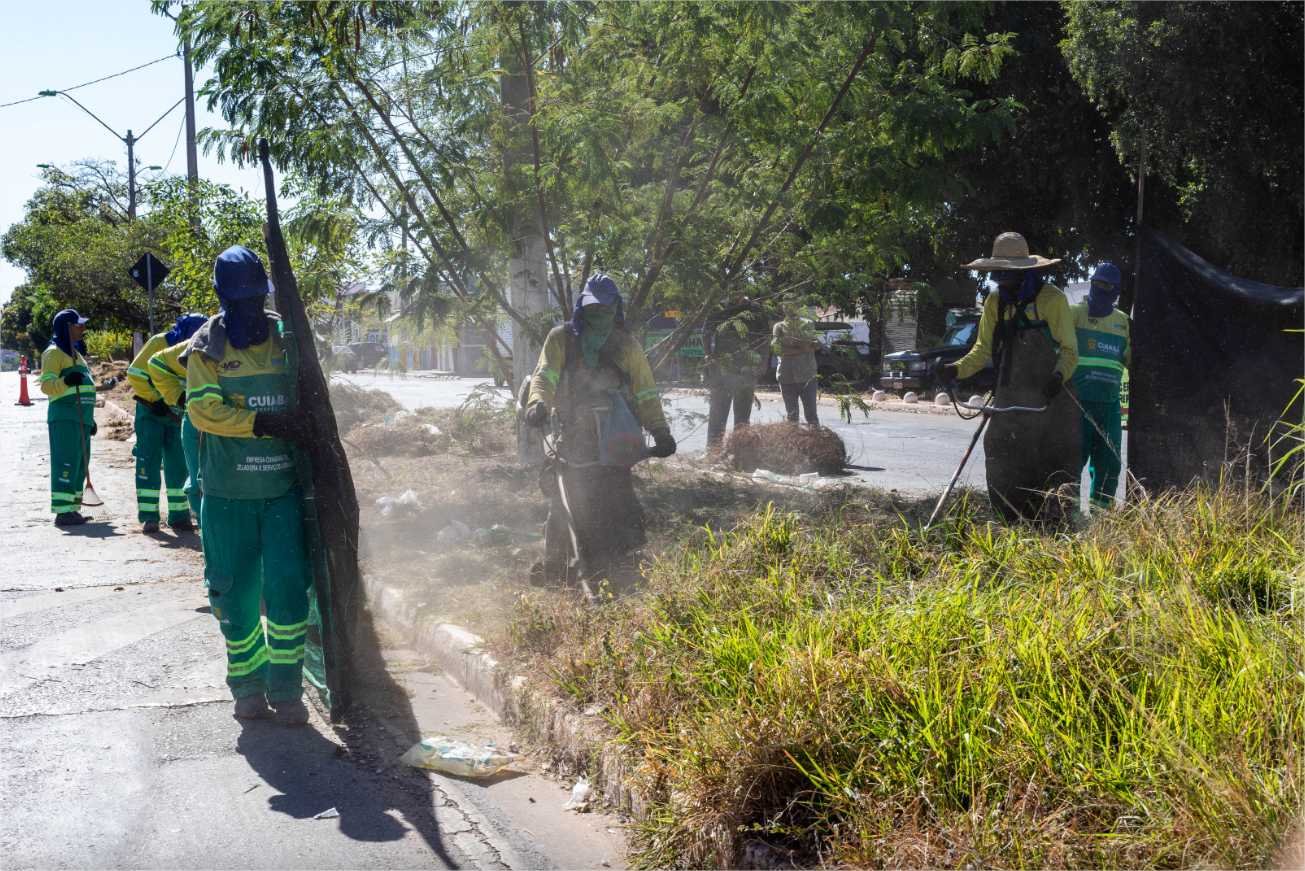 Mutirão da Limpurb beneficia CPA IV e mais 18 localidades com serviços de limpeza e zeladoria