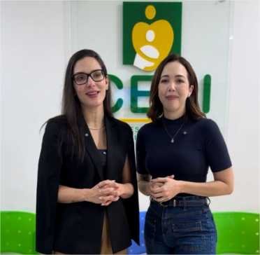 Maysa Leão visita CECI com Janaina Riva e reforça luta contra o fechamento do centro oncológico infantil em Cuiabá