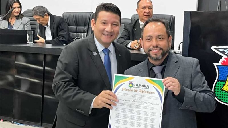 Advogado Carlos Hayashida recebe Moção de Aplausos da Câmara de Cuiabá