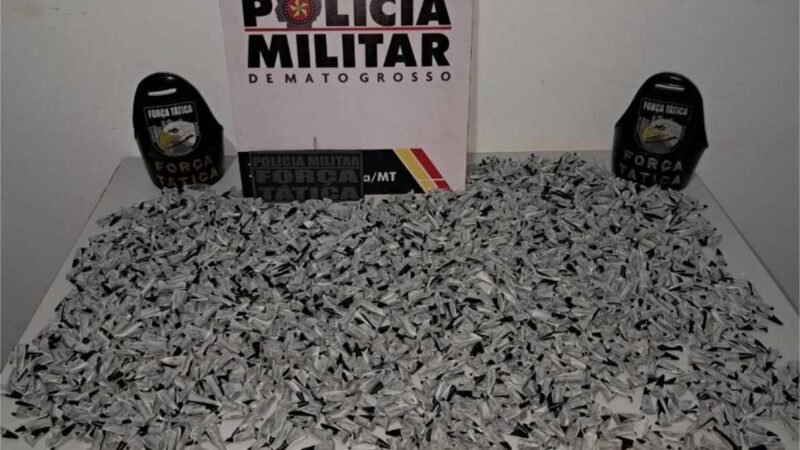 Força Tática apreende adolescente com mais de 1,5 mil porções de cocaína em rodoviária