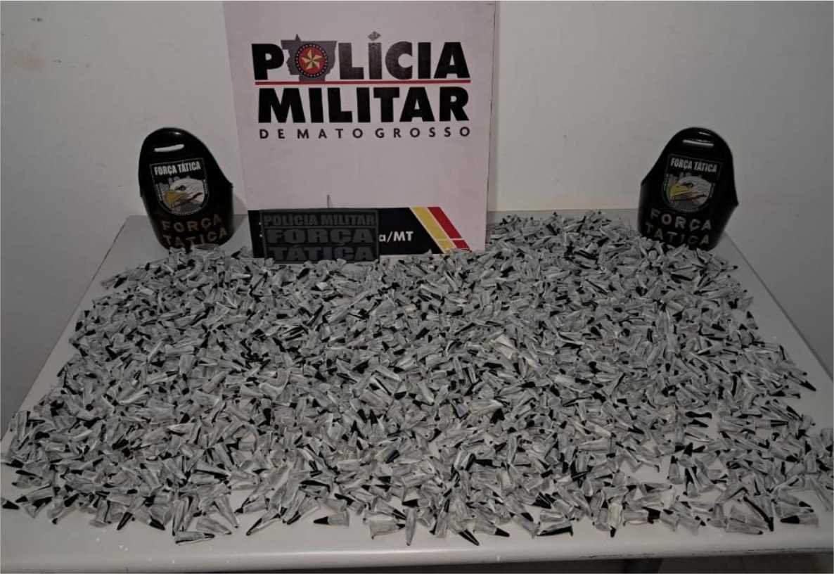 Força Tática apreende adolescente com mais de 1,5 mil porções de cocaína em rodoviária