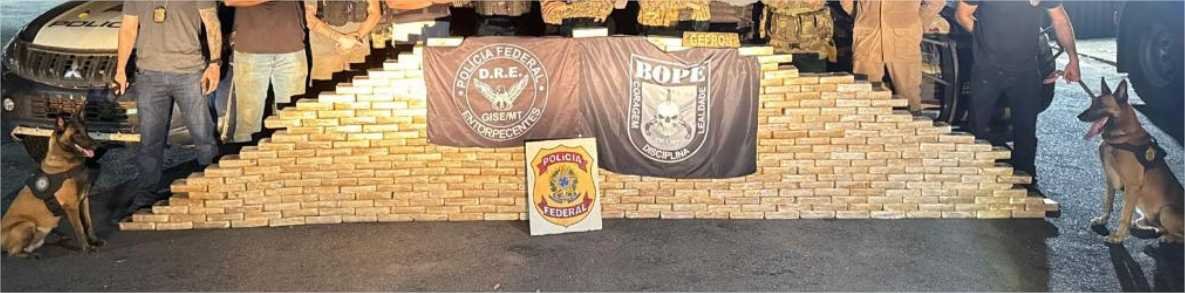 Forças de segurança apreendem 455 quilos de pasta base de cocaína e causam prejuízo de R$ 8,1 milhões às facções