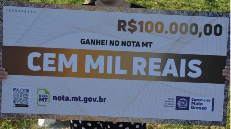 Sorteio do Nota MT será realizado em Sorriso nesta quinta-feira (12)