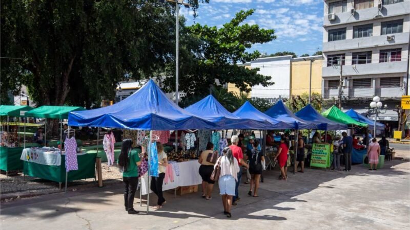 Feira da Agricultura Familiar atrai grande público na Praça da República