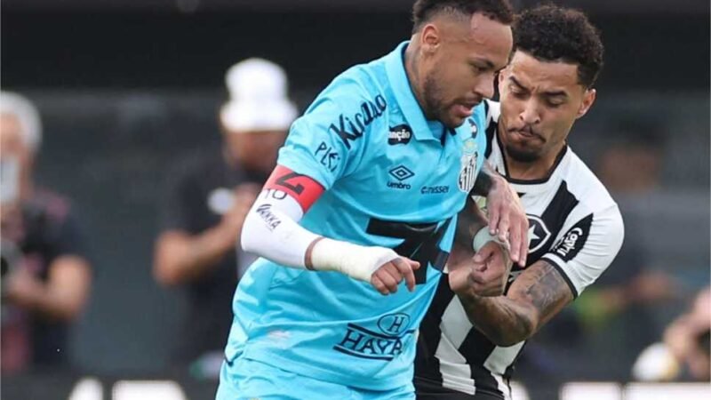 Neymar é expulso e Santos perde para o Botafogo na Vila Belmiro