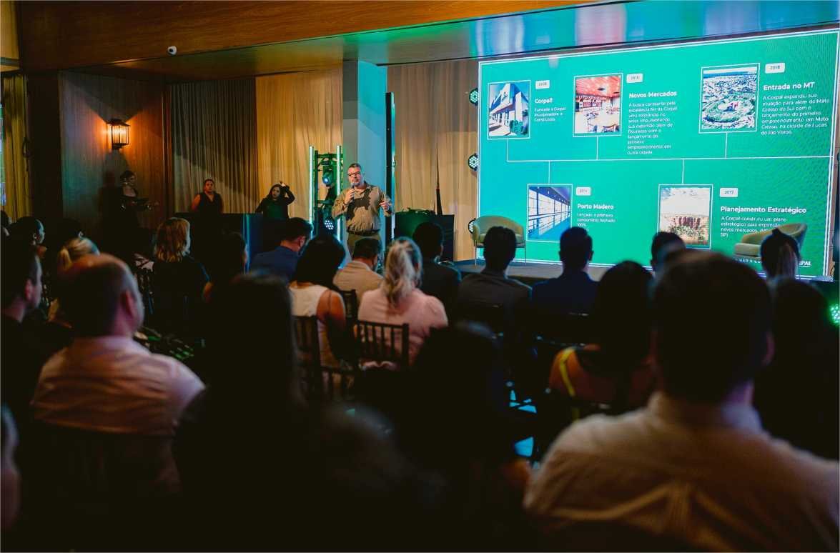 Corpal Incorporadora reúne mais de 350 corretores em almoço especial de apresentação dos terrenos do Condomínio Vernissage