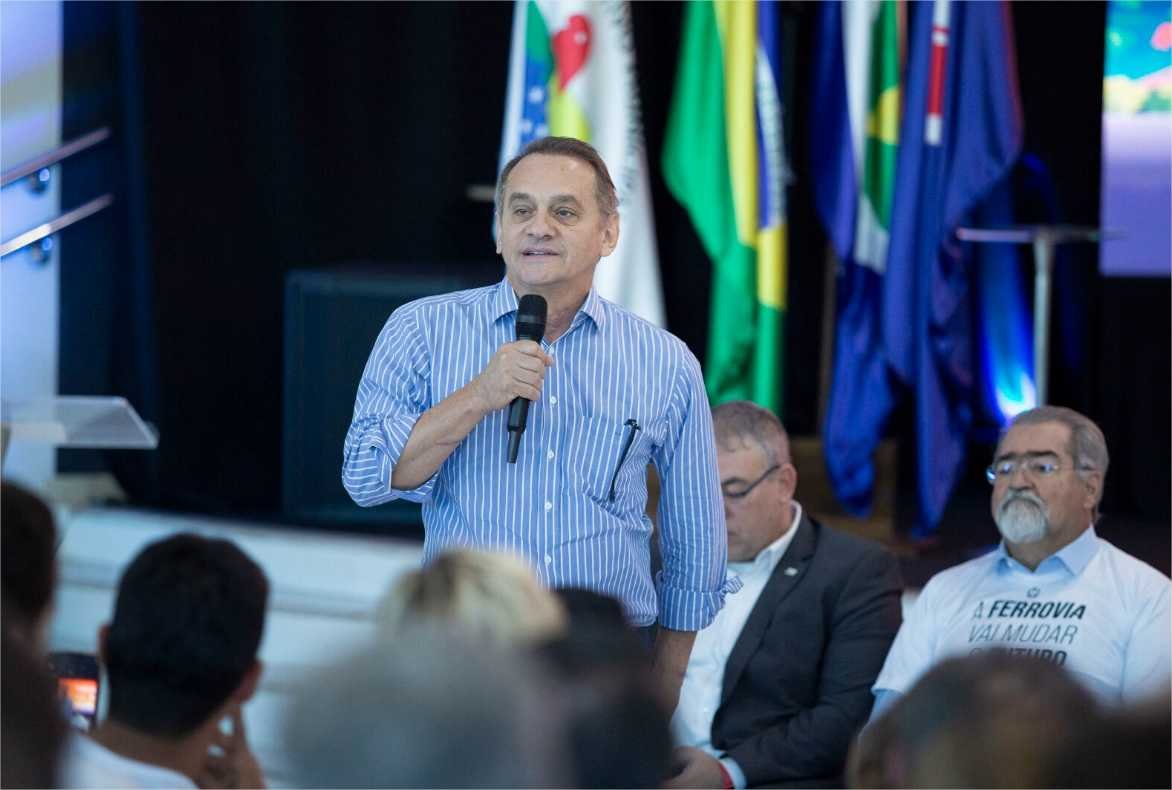 Wilson Santos celebra avanço da ferrovia em Água Boa e lembra que Cuiabá espera há 150 anos