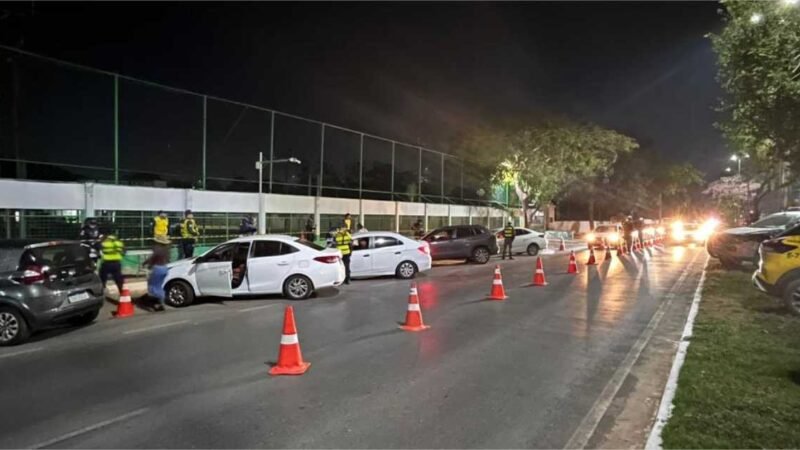 Edições da Operação Lei Seca resultam em 9 prisões e 43 veículos removidos em Cuiabá