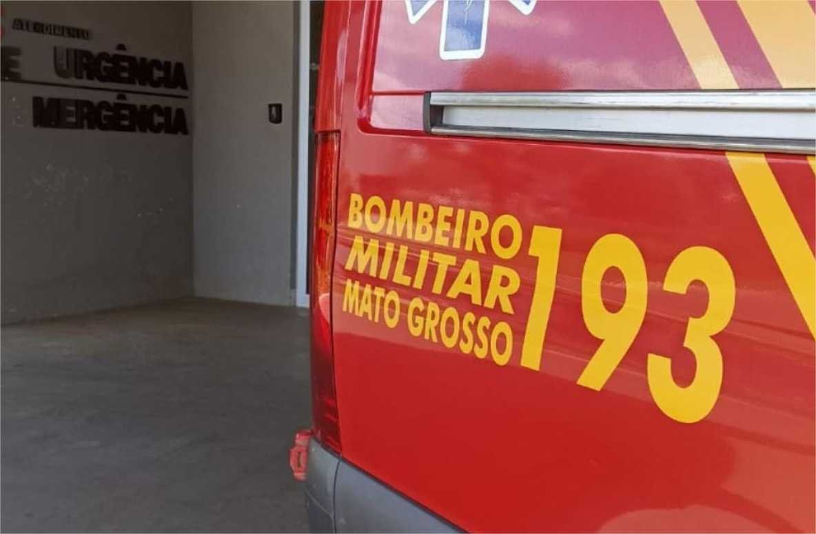 Corpo de Bombeiros socorre bebê que se afogou em piscina de casa