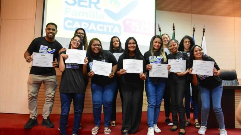 Programa SER Família Capacita forma mais nove turmas em cursos profissionalizantes gratuitos