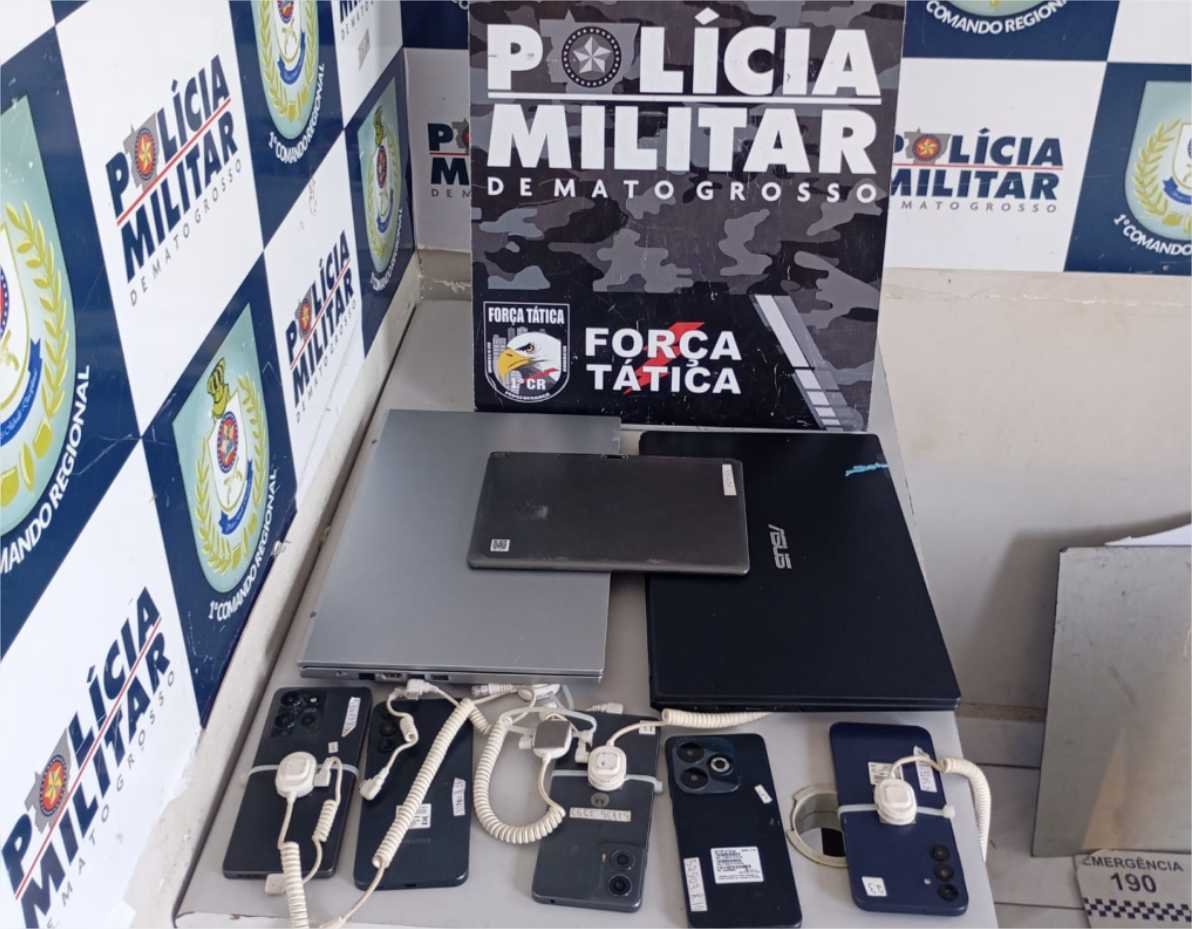 Força Tática prende homem por roubo a loja de eletrodomésticos em Cuiabá