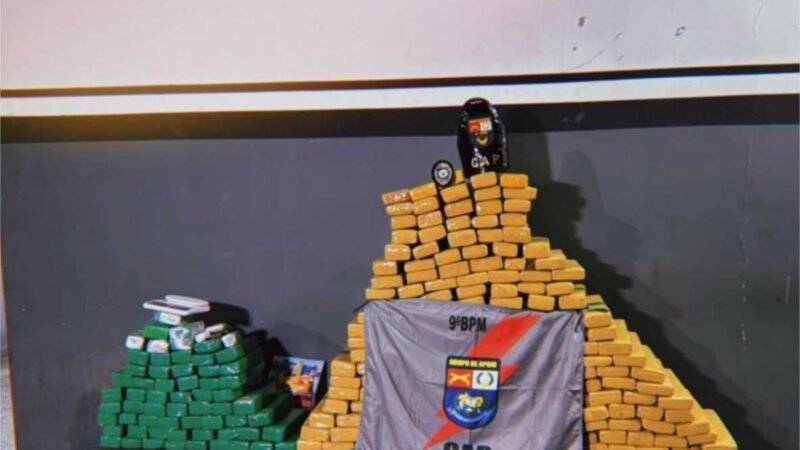 Polícia Militar apreende 250 quilos de maconha dentro de residência em Várzea Grande