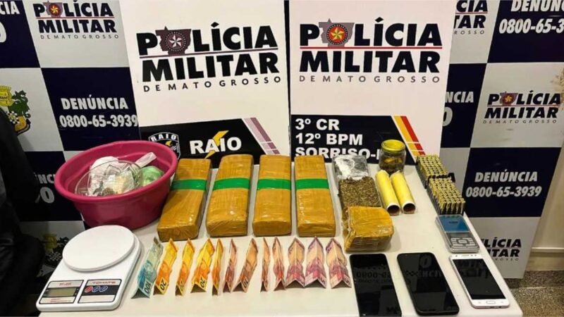 Polícia Militar prende quatro faccionados por tráfico e apreende drogas e munições