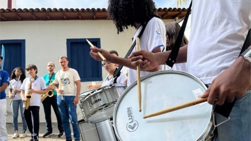 Com apoio da Secel, Instituto Ciranda inicia aulas presenciais do programa de capacitação e implantação de fanfarras