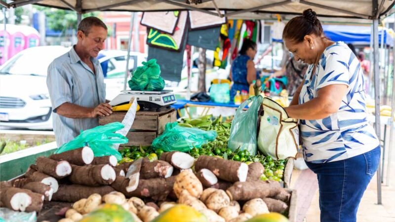 Feira da Agricultura Familiar movimenta a Praça Alencastro nesta segunda