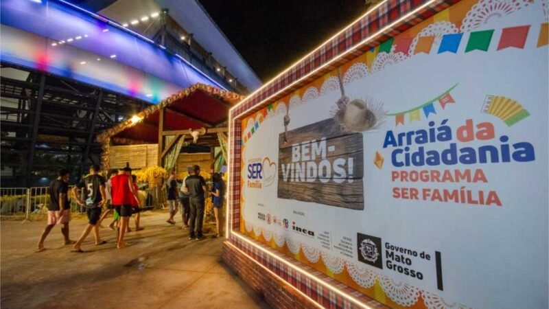 Arraiá da Cidadania recebe mais de 25 mil pessoas com shows e serviços gratuitos à população em Cuiabá
