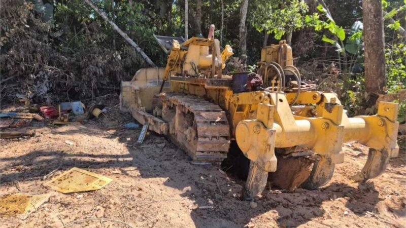 Polícia Militar fecha 2º garimpo ilegal na semana e apreende equipamentos