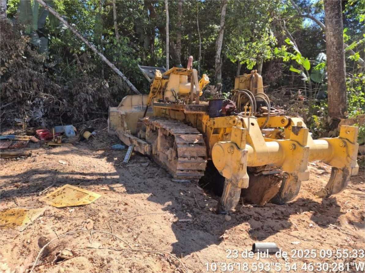 Polícia Militar fecha 2º garimpo ilegal na semana e apreende equipamentos