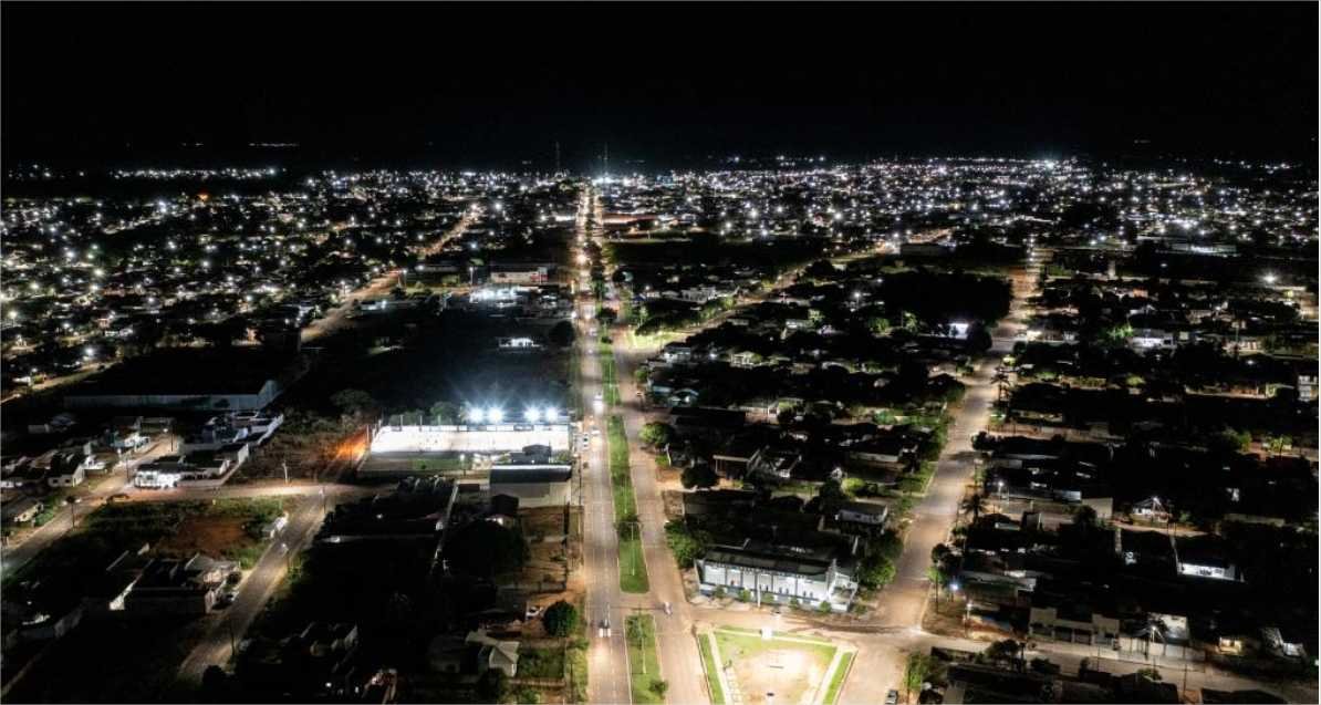 MT Iluminado já instalou mais de 330 mil luminárias de LED em todo o Estado