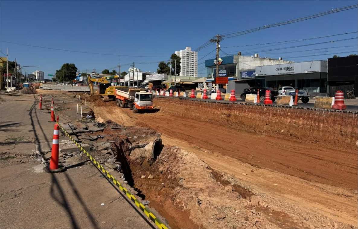 Obras em Complexo Viário do Leblon avançam em três frentes