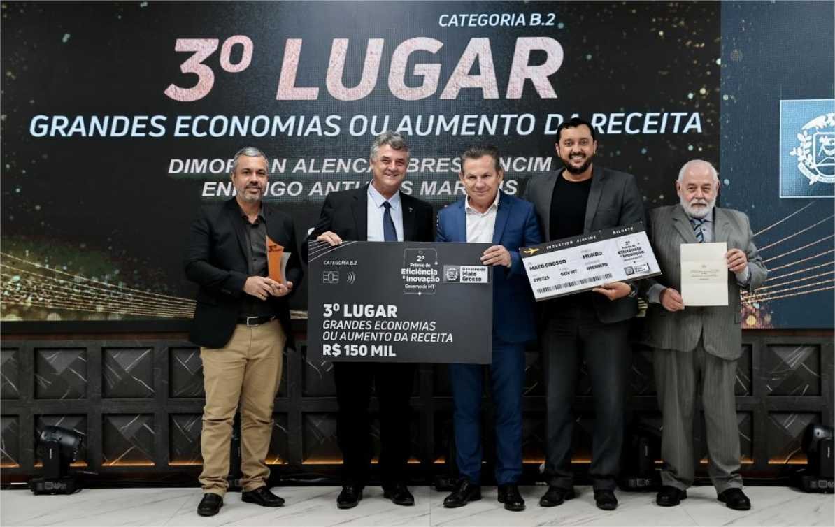 Seciteci conquista 3º lugar no Prêmio Eficiência e Inovação do Governo de Mato Grosso