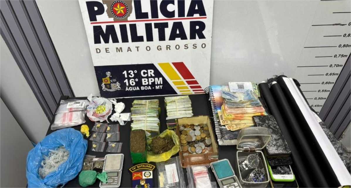 Polícia Militar liberta casal e prende cinco faccionados por sequestro e tráfico de drogas