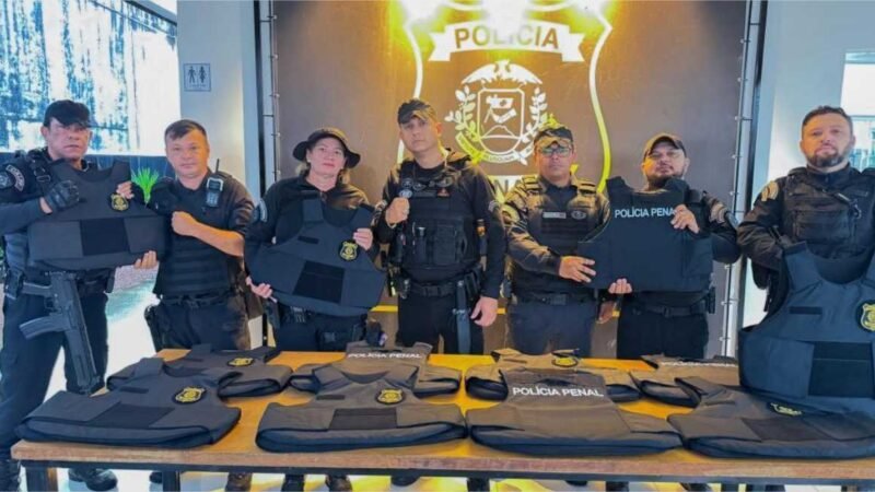 Secretaria de Justiça investe R$ 3,7 milhões na aquisição de coletes balísticos para policiais penais de MT
