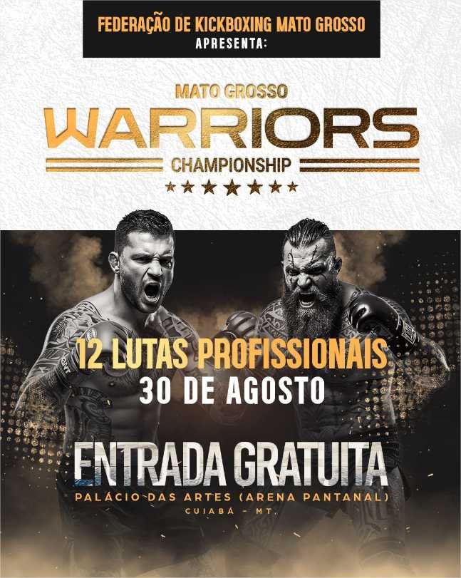 Cuiabá sedia pela primeira vez campeonato de kickboxing 100% profissional