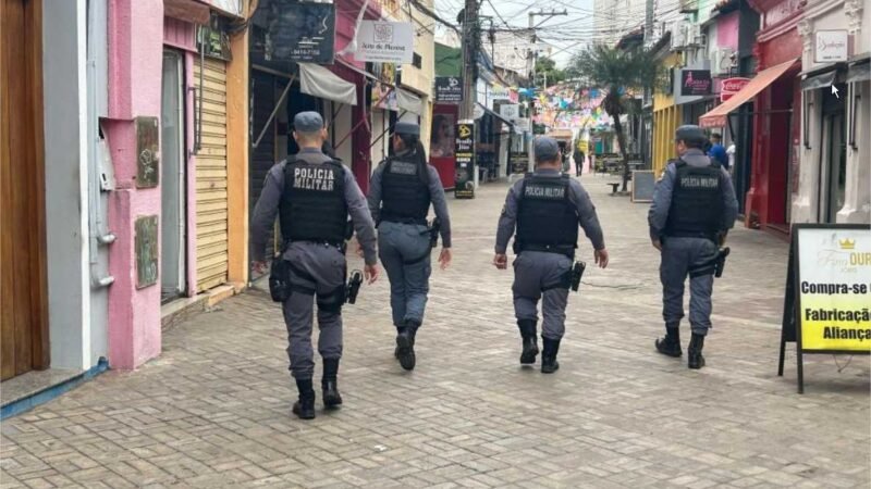 “Nunca me senti tão segura no Centro de Cuiabá”, diz comerciante sobre o reforço do policiamento