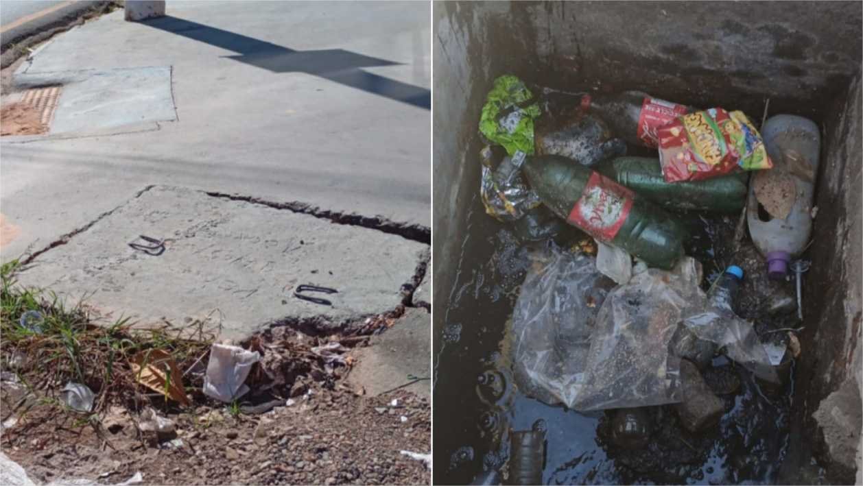 Águas Cuiabá retira 120 toneladas de resíduos das bocas de lobo na região da Prainha